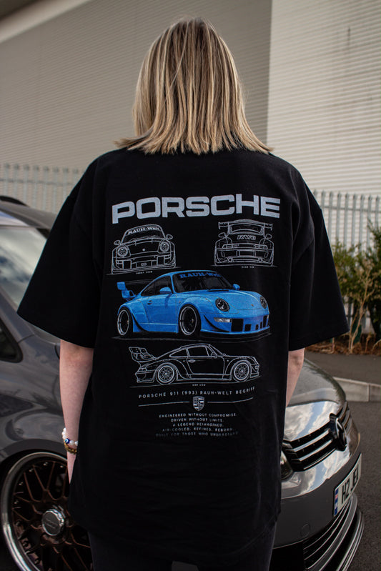 Porsche Tee - Black
