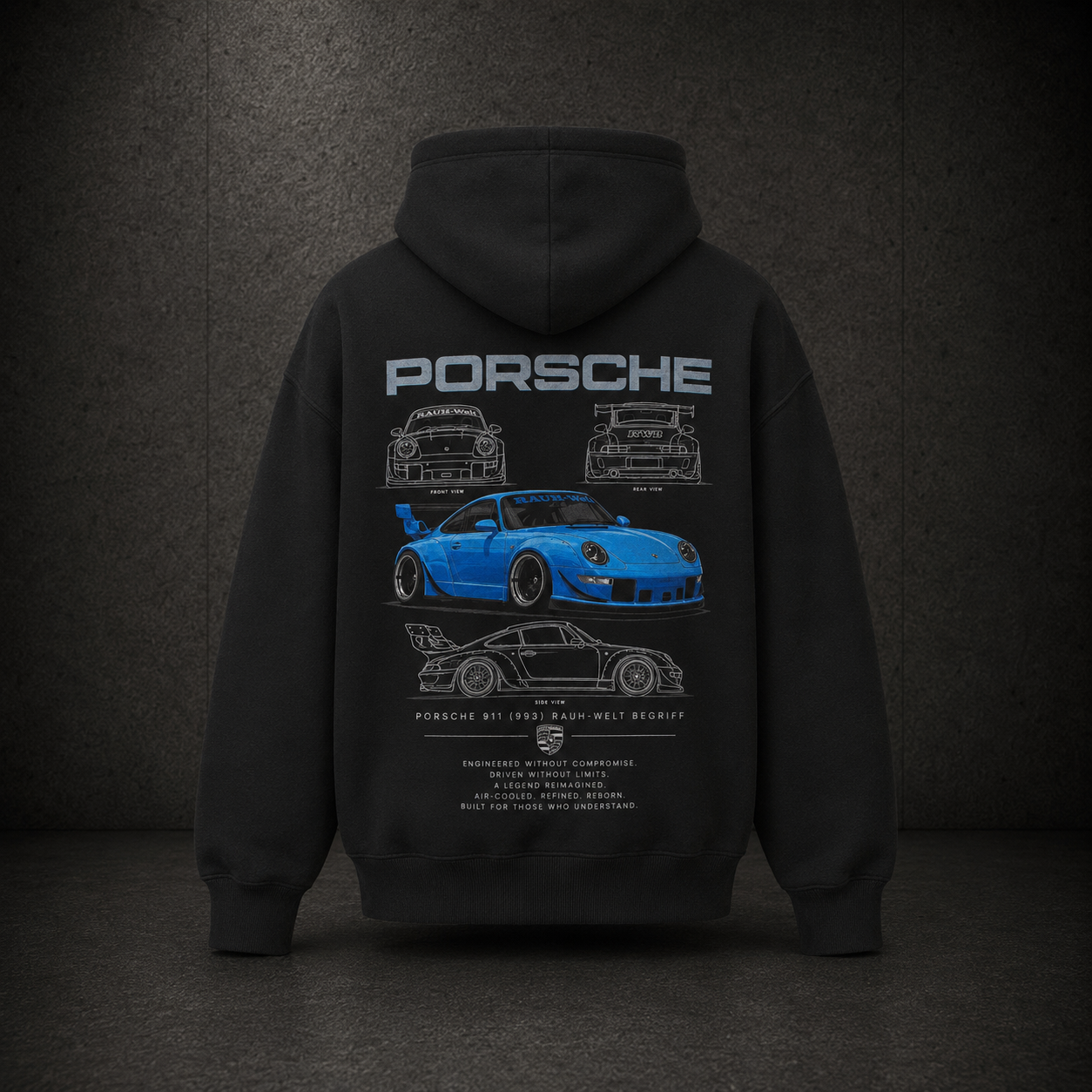 Porsche Hoodie - Black