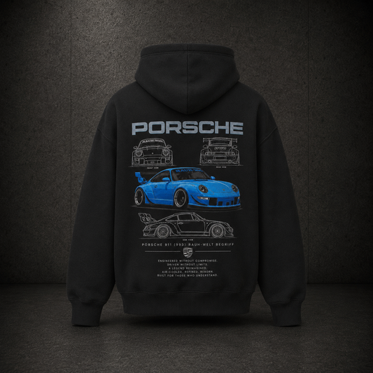 Porsche Hoodie - Black
